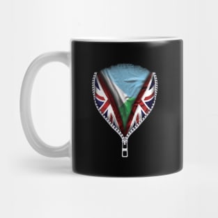 Djiboutian Flag  Djibouti Flag zipped British Flag - Gift for Djiboutian From Djibouti Mug